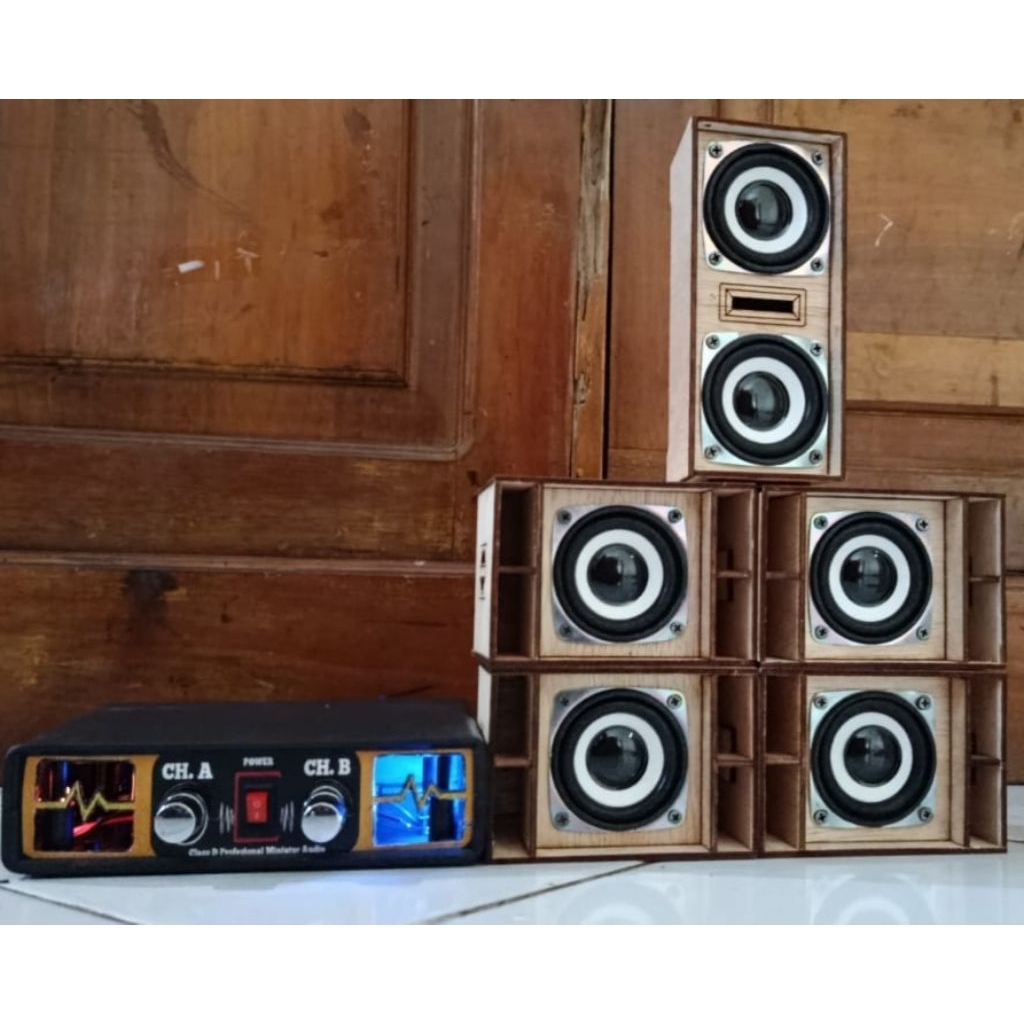 1set Sound Miniatur siap pakai 2inch (full)