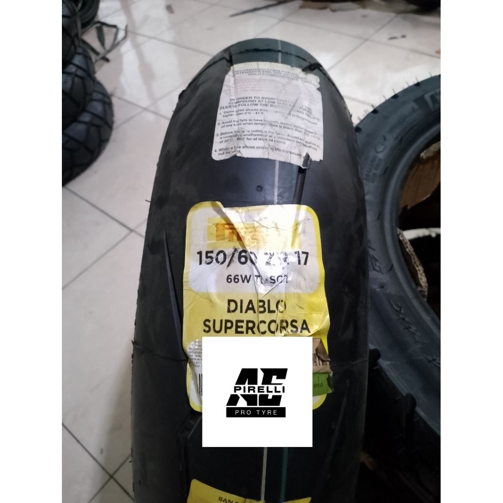 pirelli SuperCorsa UK 150/60-17 Tubelles