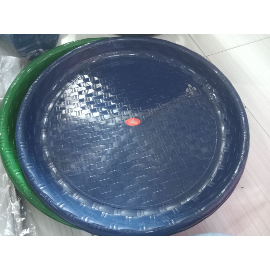 Tampah anyam plastik ayumi 50cm/Nampan plastik bulat