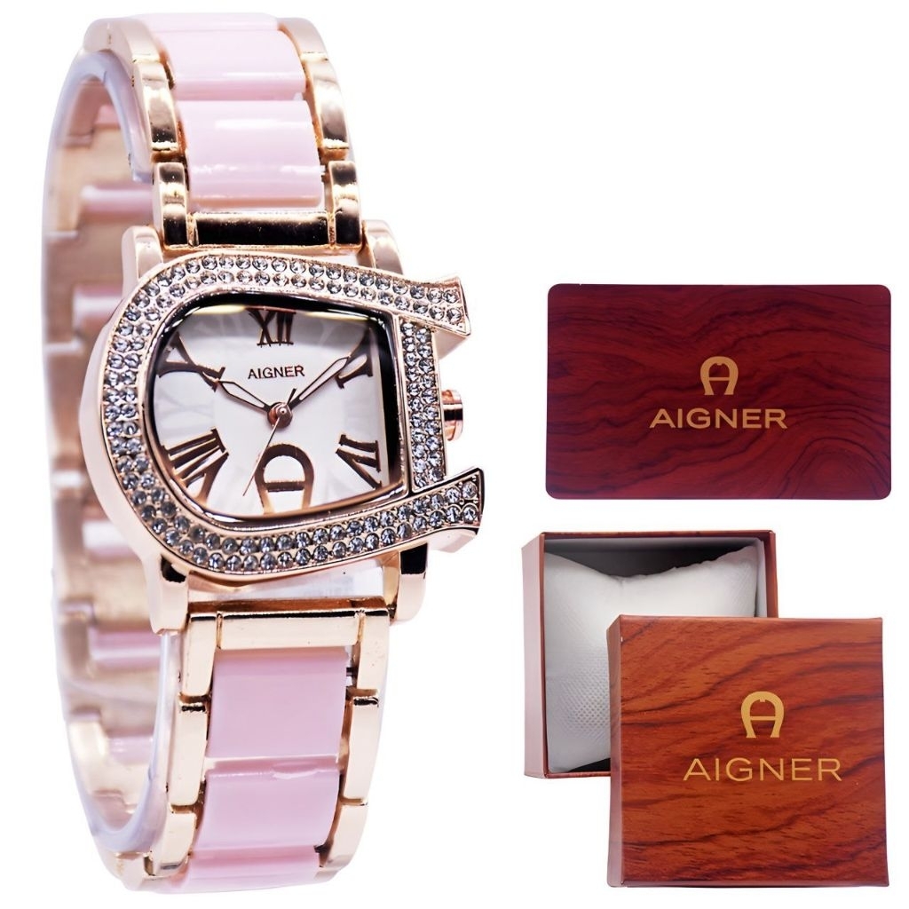 JamTangan/Wanita/Aigner/Rantai