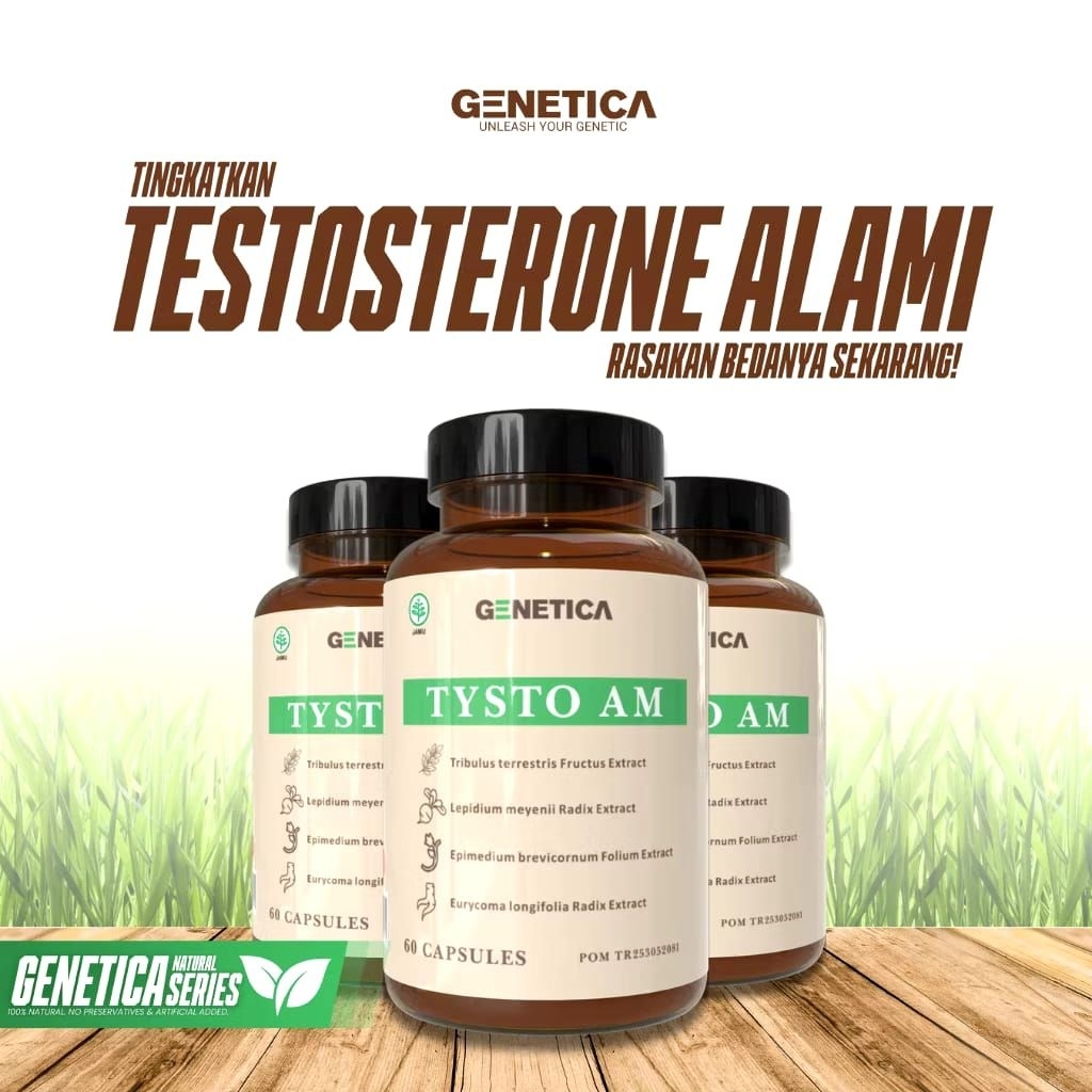 Genetica Tysto AM 60 Kapsul Testobooster