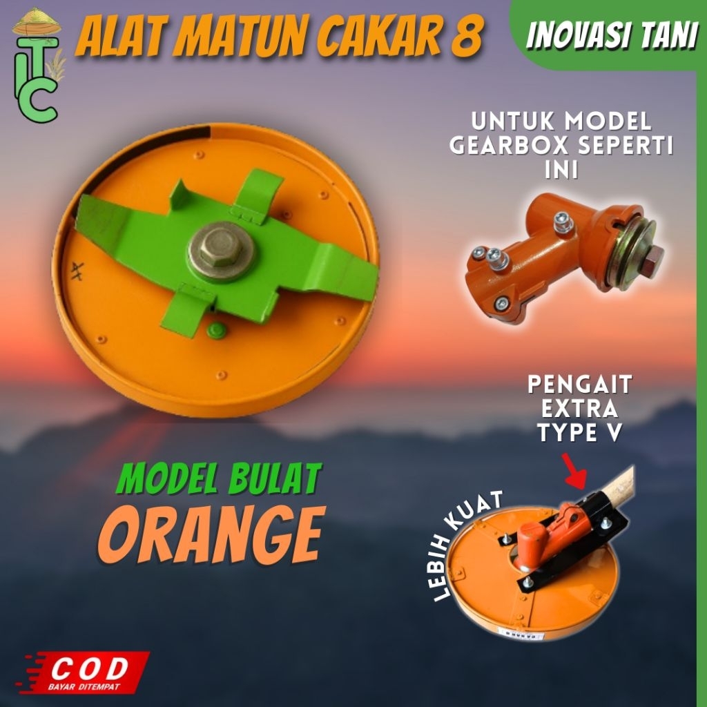Alat Matun Padi Modern Cakar 8 | Alat Penyiang Gulma