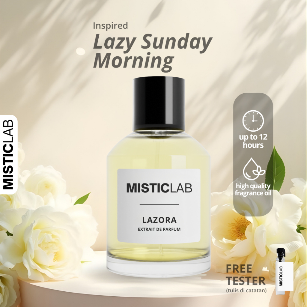 LAZORA - EXTRAIT DE PARFUM (inspired by lazy sunday morning) MISTICLAB PERFUME