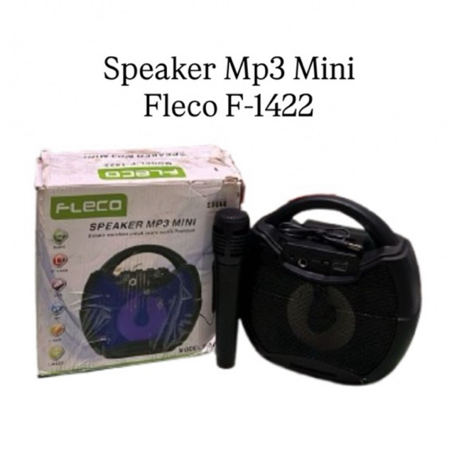 Jual Speaker Mp3 Mini Fleco F-1422/Speaker Portable Murah