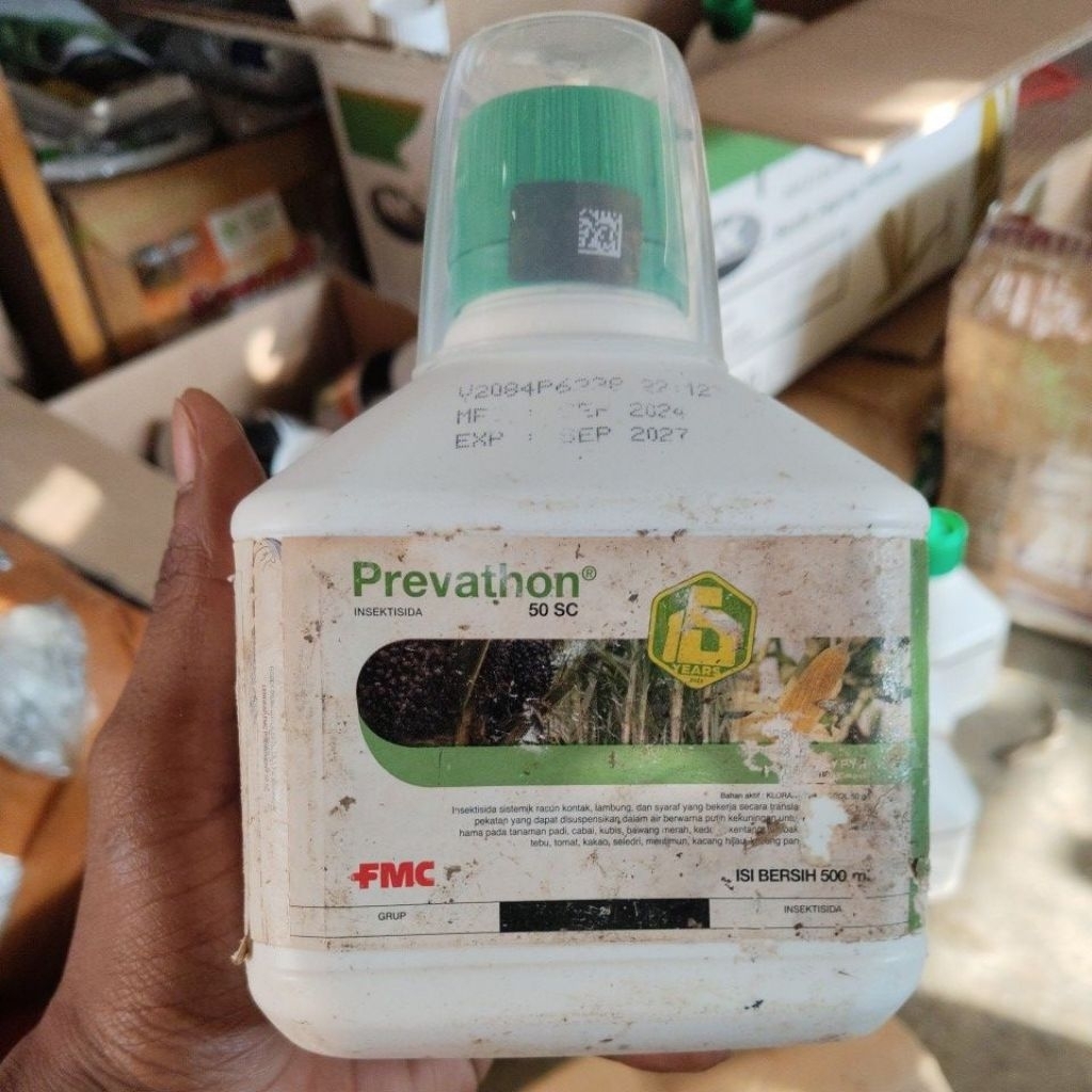 Prevathon 50 ec 500 ml kemasan stiker rusak