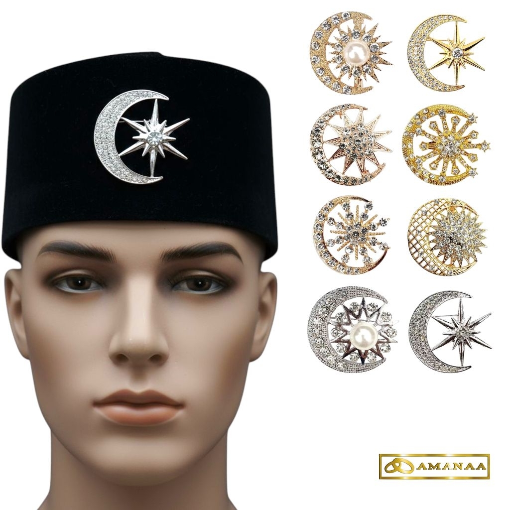 BROS BULAN BINTANG / BROS TANJAK MELAYU /BROS DADA TANJAK BULAN SABIT / BROS KRISTAL KOREA