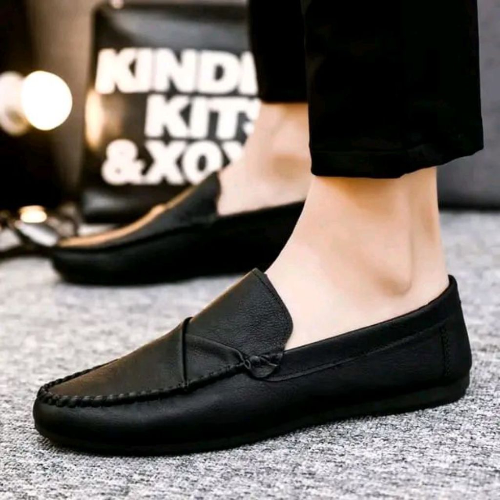 Pantofel Hitam Pria Sepatu Pantofel Hitam Pria Sepatu Formal Slip On Pria Pria Sepatu Formal Slip On