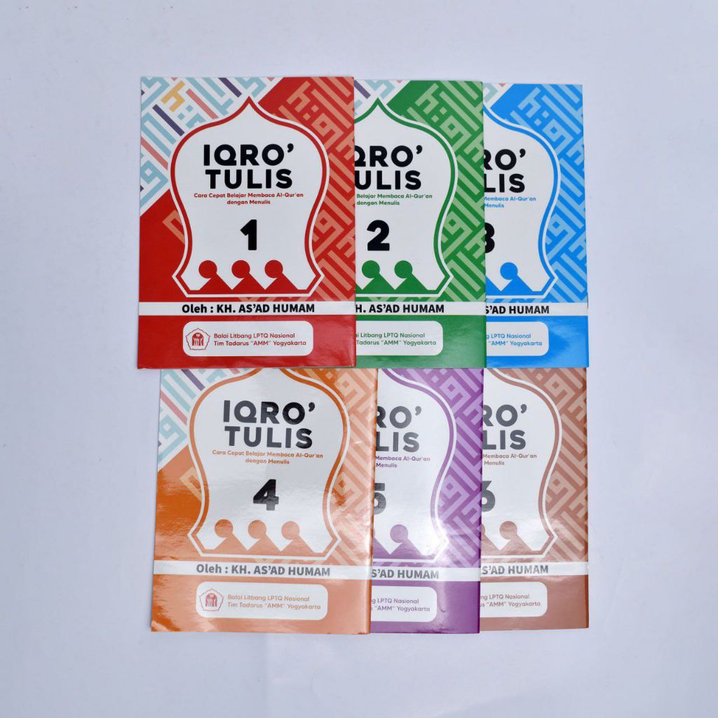 Buku Iqro Tulis - Kitab Iqrok - Iqro' Lengkap 1-6 Juz Murah Grosir