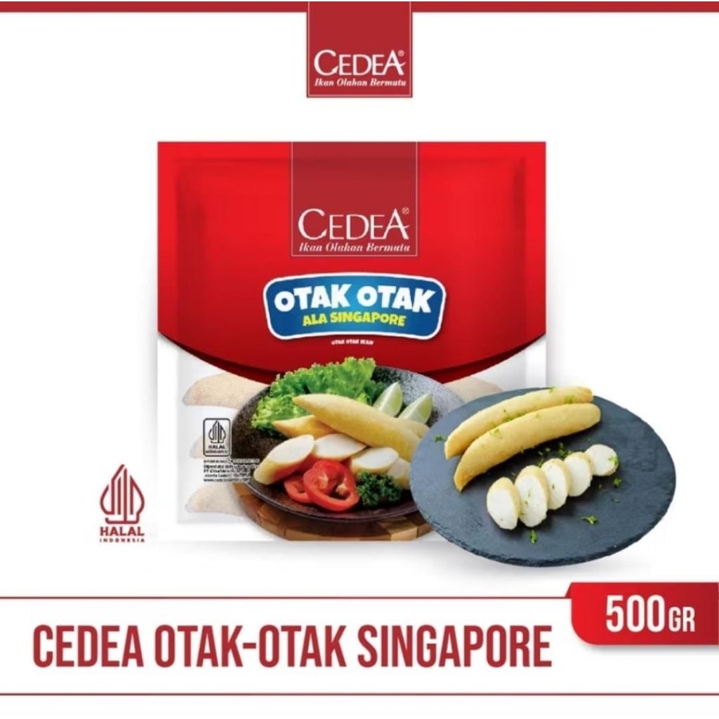 Cedea otak - otak singapore 500g isi 5batang | otak-otak singapore | otak -otak singapore cedea | ot