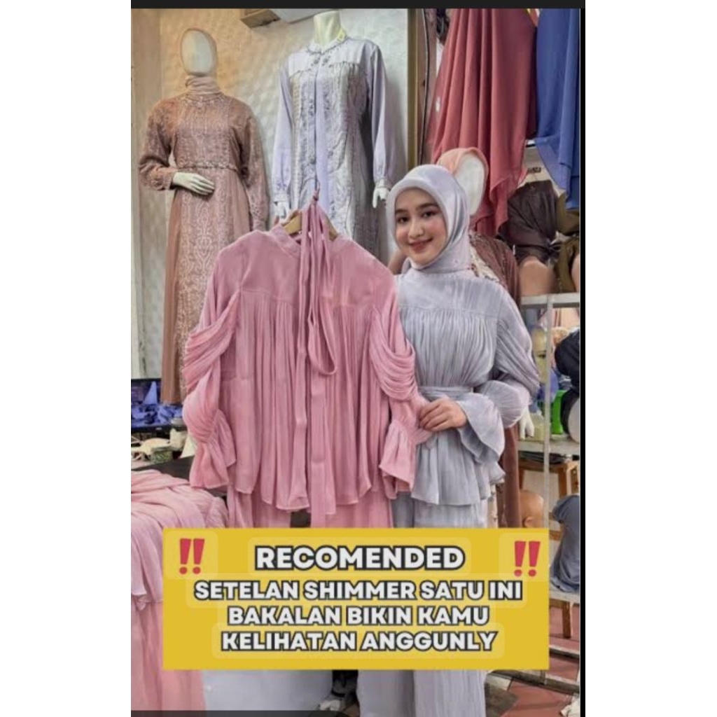 setcel shimer warna salem plus hijab