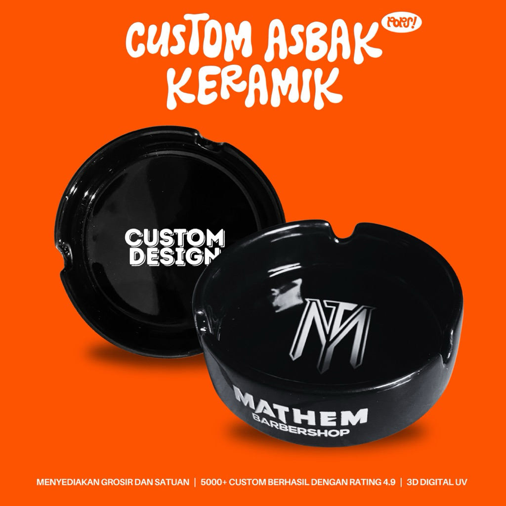 ASBAK CUSTOM ASBAK KERAMIK ASBAK KALCER