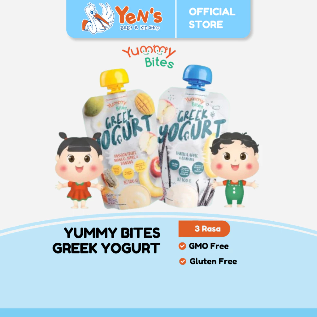 YUMMY BITES Greek Yogurt 100gr Snack Baby HALAL