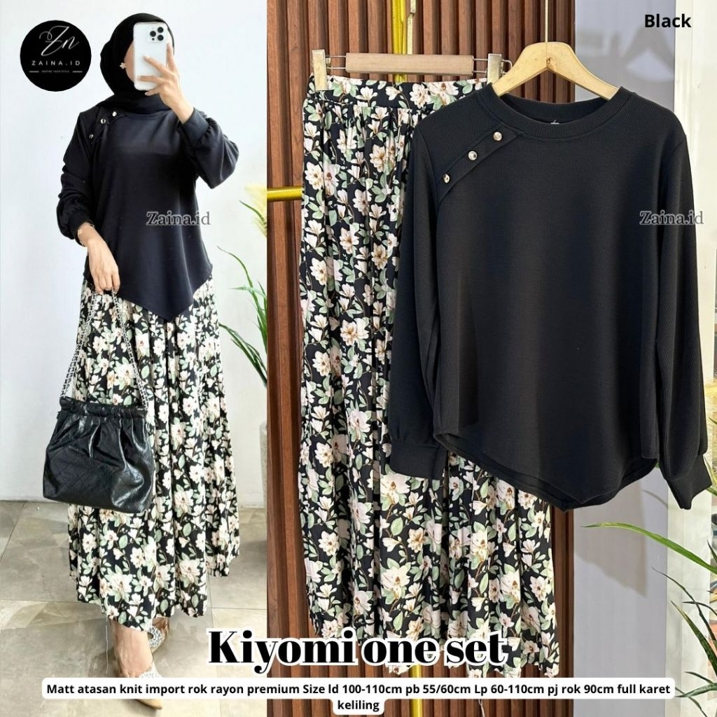 Setelan One Set Wanita Best Seller Kiyomi One Set by Zaina.id