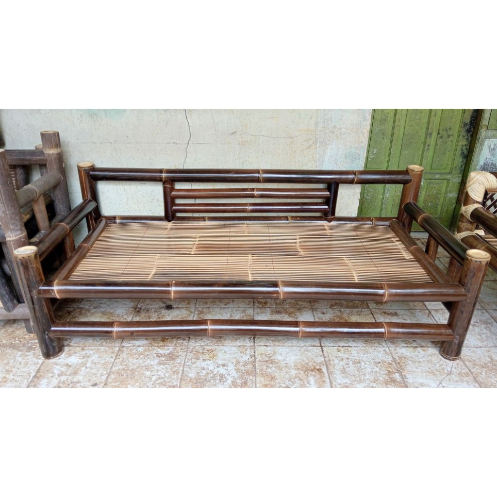 bale bambu hitam asli