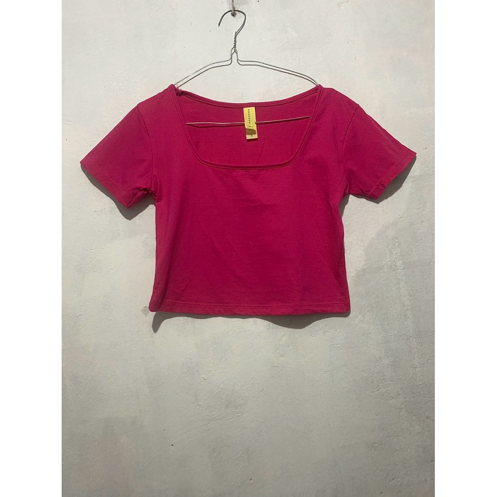 Crop Top Pink Fuschia