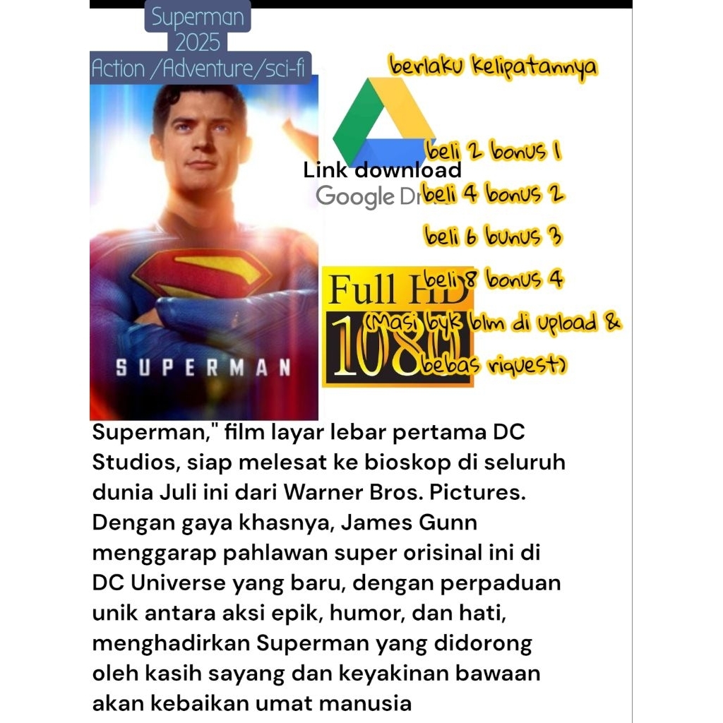 Superman (2025) geoogle drive