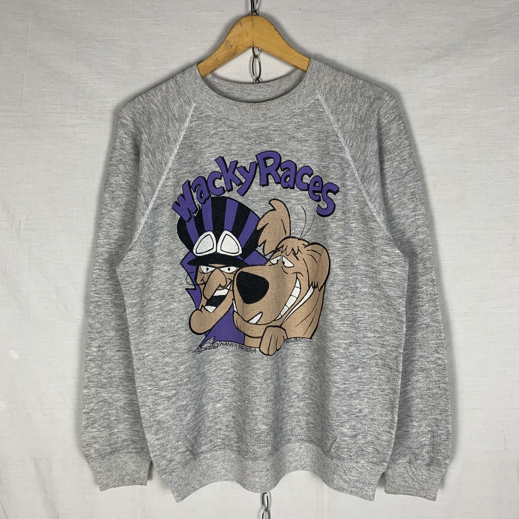 Vintage Wacky Races Hanna Barbera Sweater Crewneck