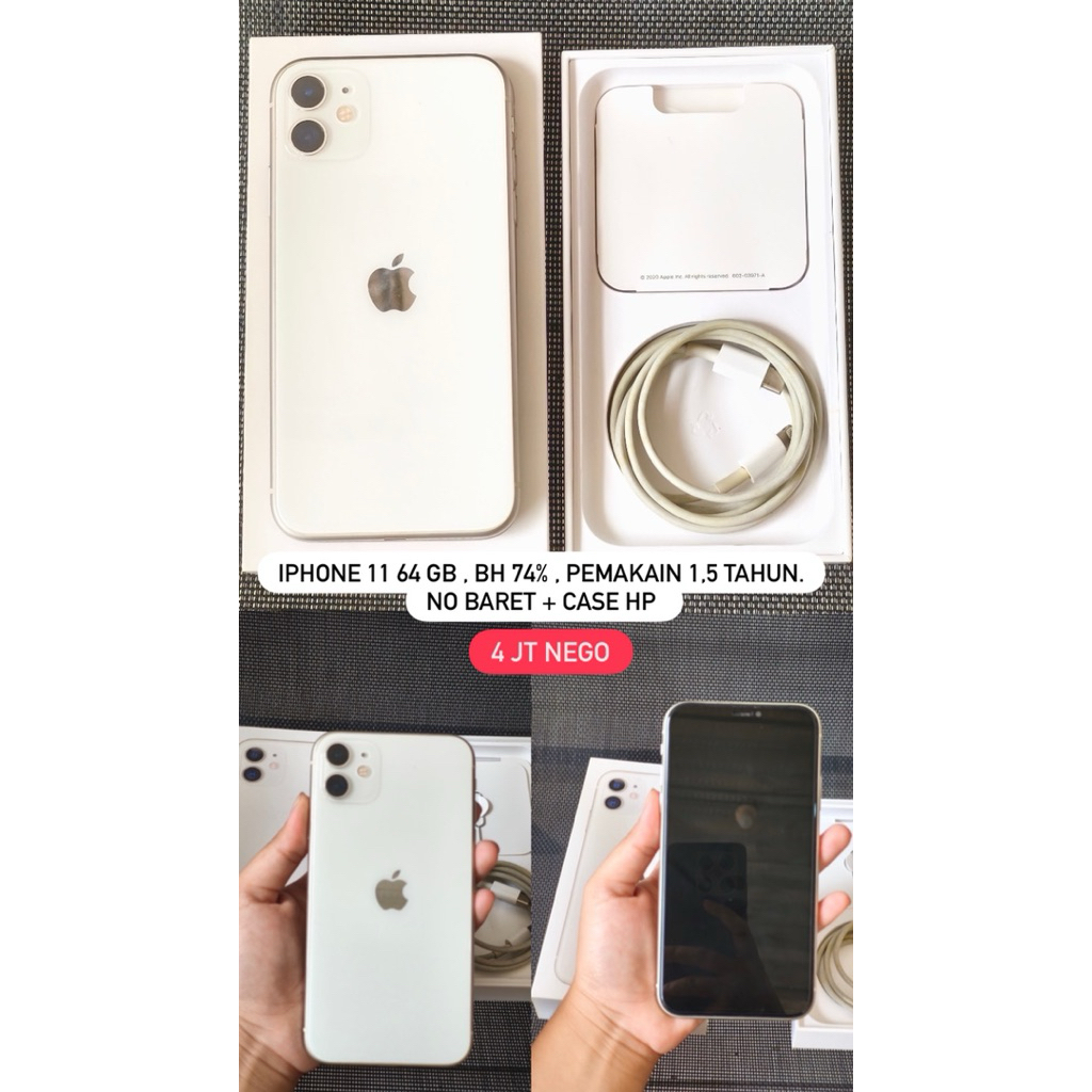 IPHONE 11 RESMI IBOX 64 GB