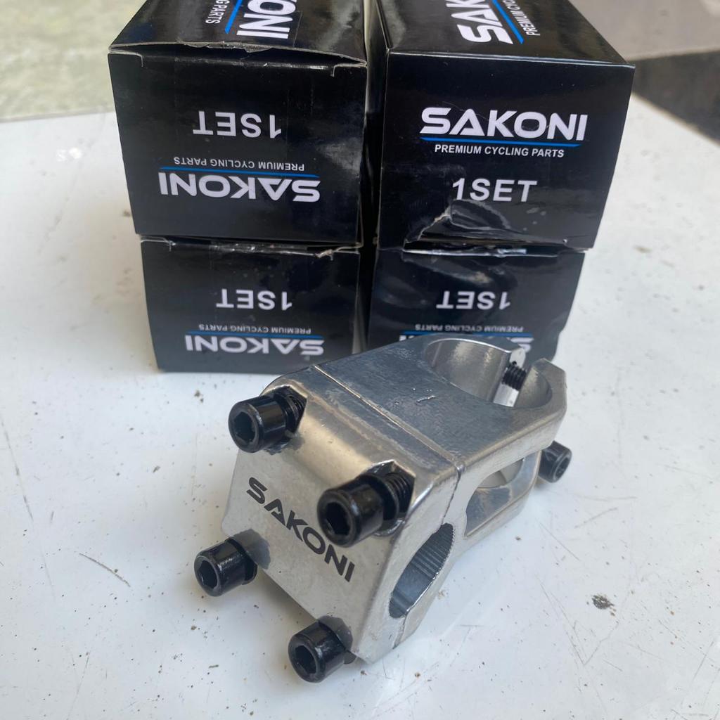 Stem Sepeda BMX MTB Federal Sakoni Chrome Silver