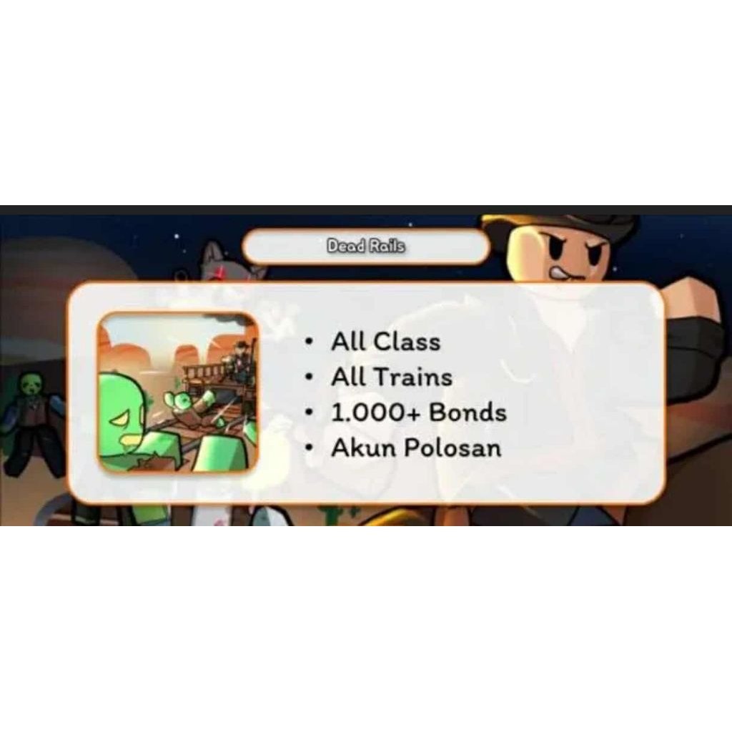 Akun Starter Termurah Dead Rails Unlock All Class