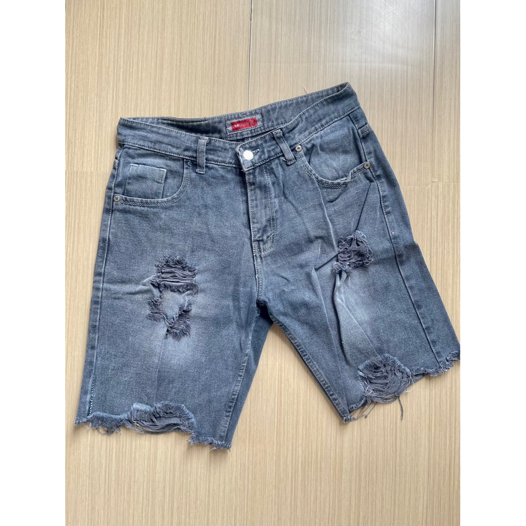 PL Celana Jeans Pendek Pria Bunbe