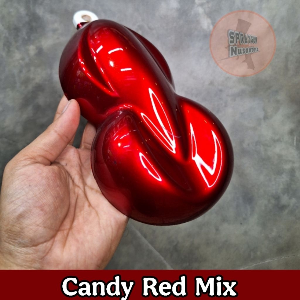 Cat PU Candy Red Mix - Cat PU Candy Red Spesial Colour Premium - Cat Motor/Mobil