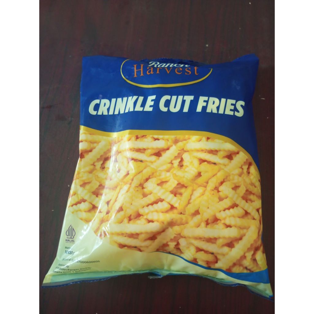 Kentang Crinkle Cut / French Fries Frozen 1 kg