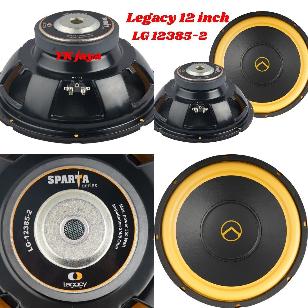 Legacy Sparta series speaker komponen subwoofer 12 inch LG 12385-2 speker subwoofer 12" spiker subwo