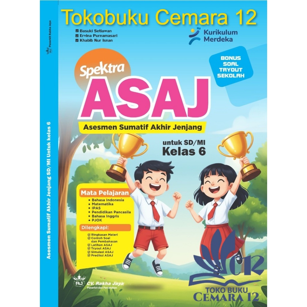 Spektra ASAJ untuk kelas 6 SD/MI (Asesmen Sumatif Akhir Jenjang)