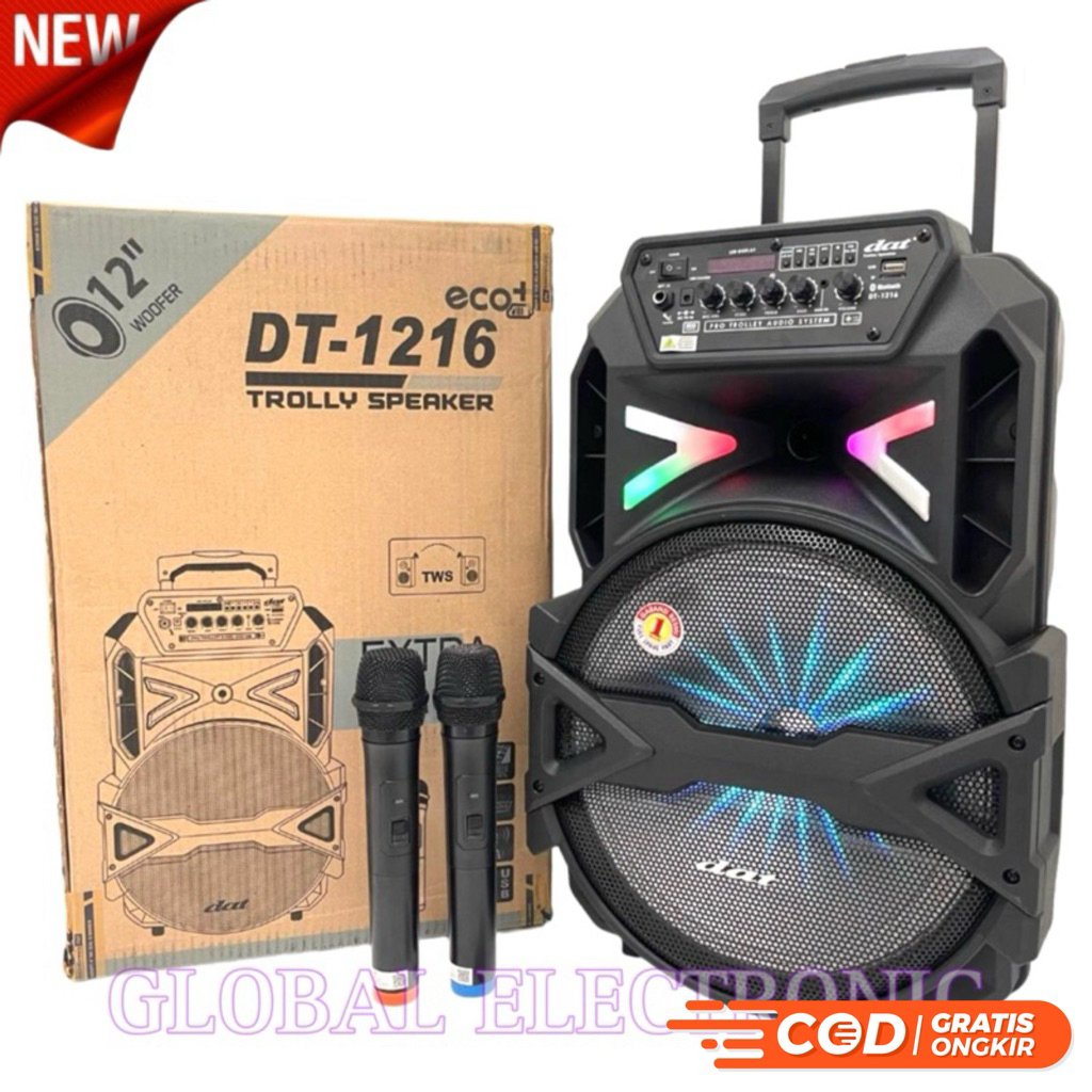 SPEAKER PORTABLE WIRELESS DAT DT 1216 ECHO ORIGINAL DT 1216
