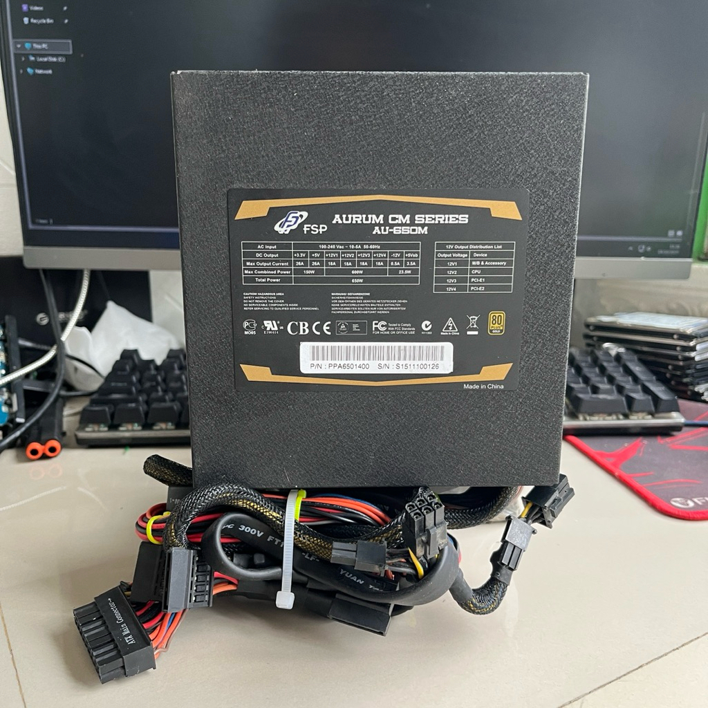 PSU GAMING FSP AURUM 650W 80+ GOLD V2