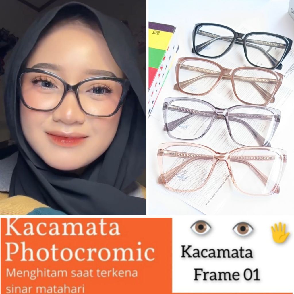 KACAMATA  WANITA,  KACAMATA MINUS ANTI RADIASI 3003