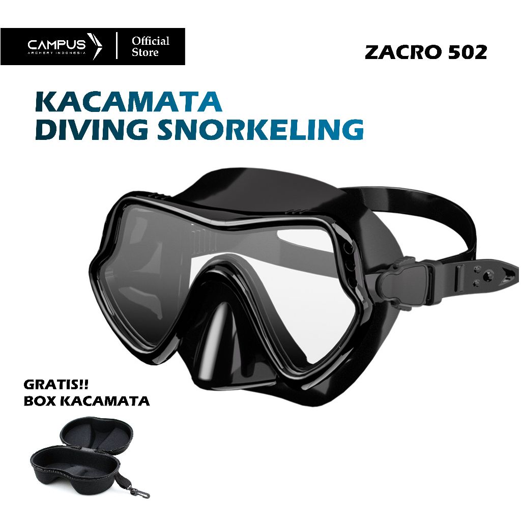 Kacamata Selam Scuba Diving Snorkeling ZACRO 502