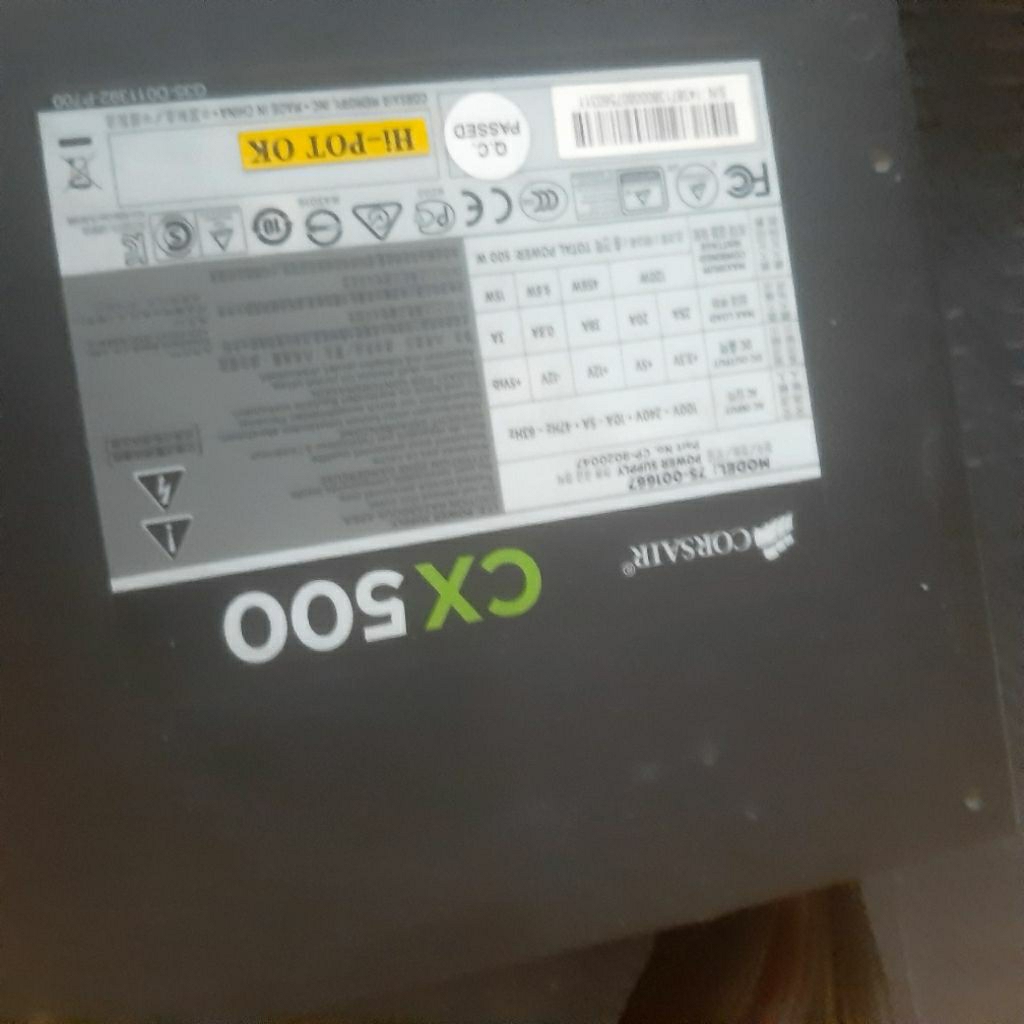 PSU Corsair CX500 no modular bronze