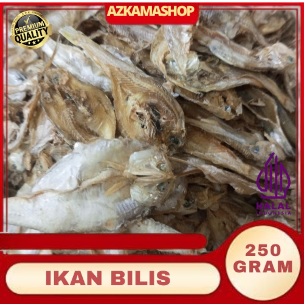 ikan asin Bilis segar 250Gram/ikan asin/ikan asin Bilis