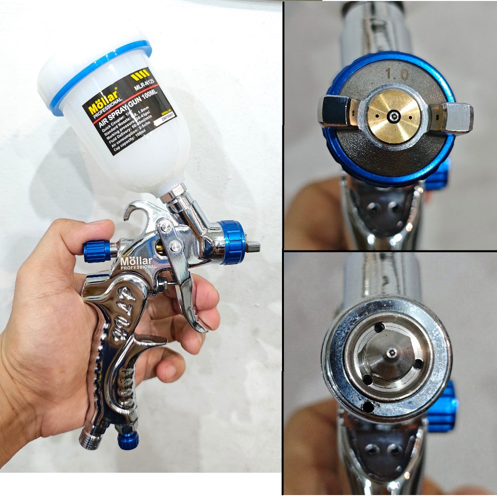 MOLLAR 1.0mm N125 Premium HVLP Spray Gun