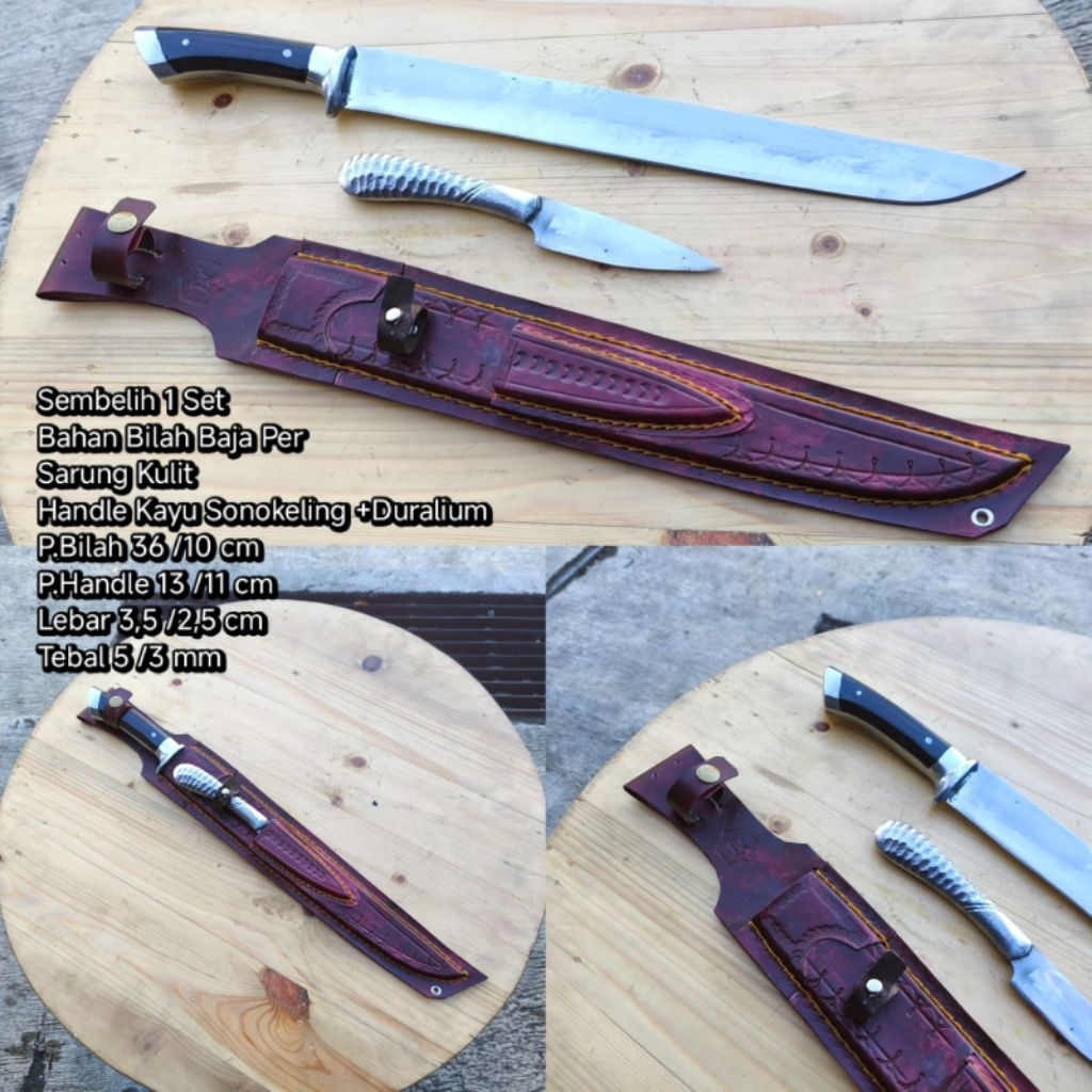 aneka ragam pisau | pisau sembelih set Cibatu siap pakai