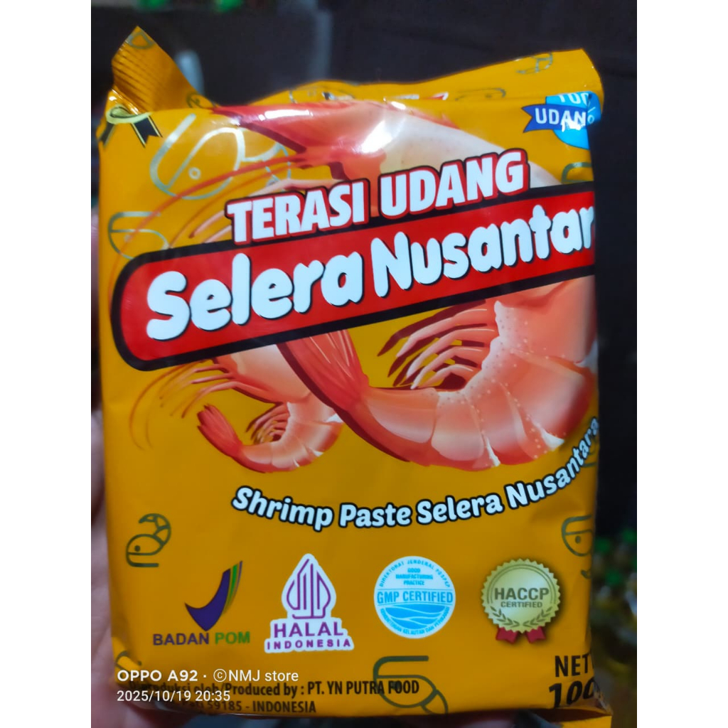 TRASI UDANG SELERA YN PUTRA FOOD 5GR X 20 PCS