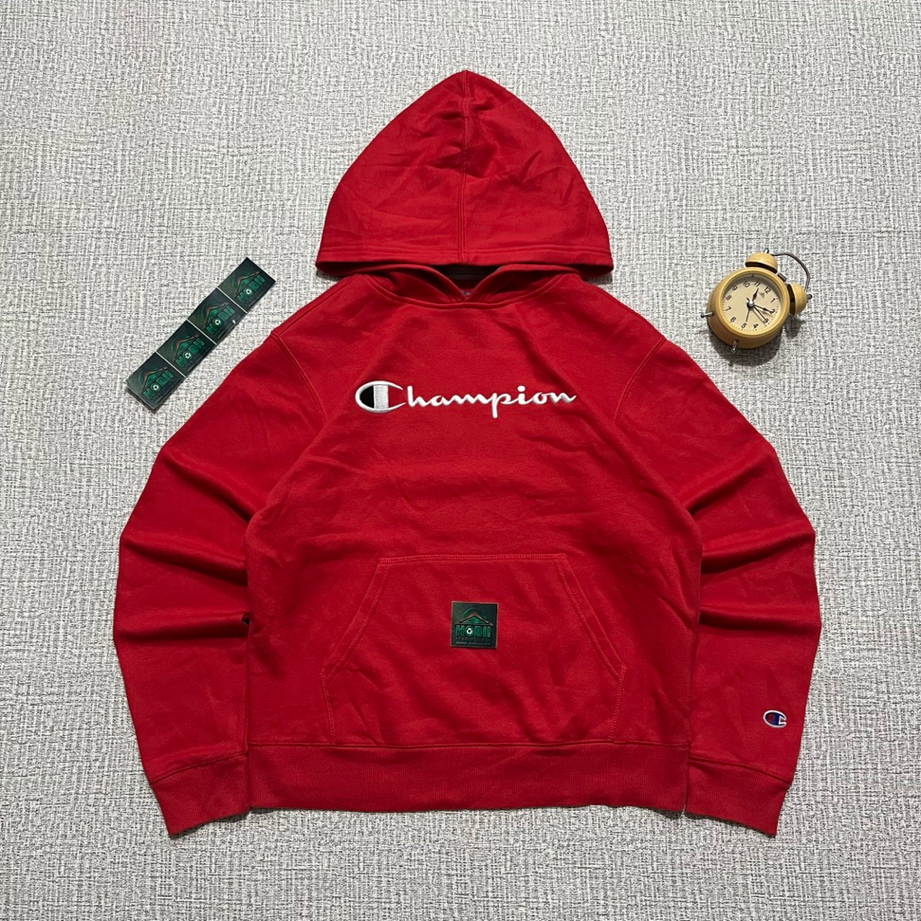 Hoodie Champion Brand Original 018 Size S | Crewneck | Jacket | Bomber | Tracktop | Outdoor | Atasan