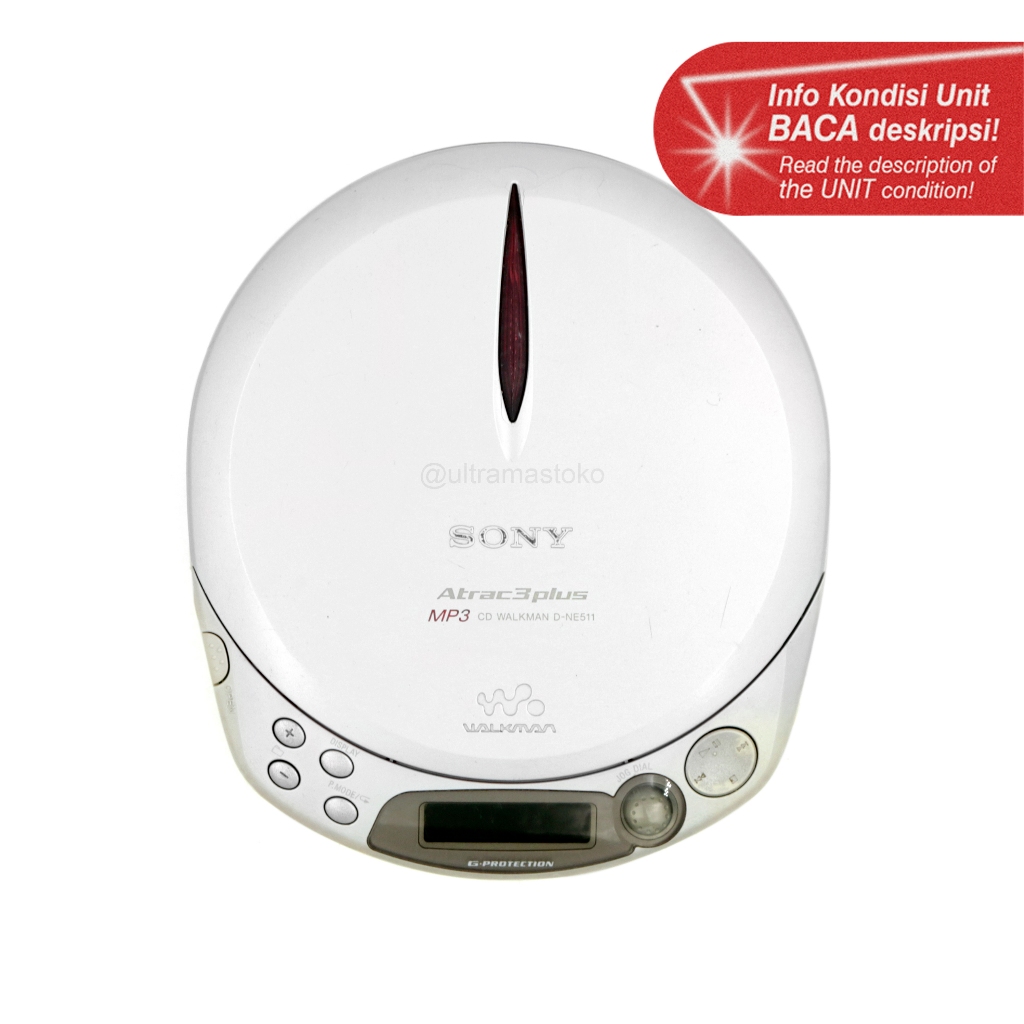 Pemutar CD Portable SONY CD WALKMAN D-NE511 - CD Player Discman