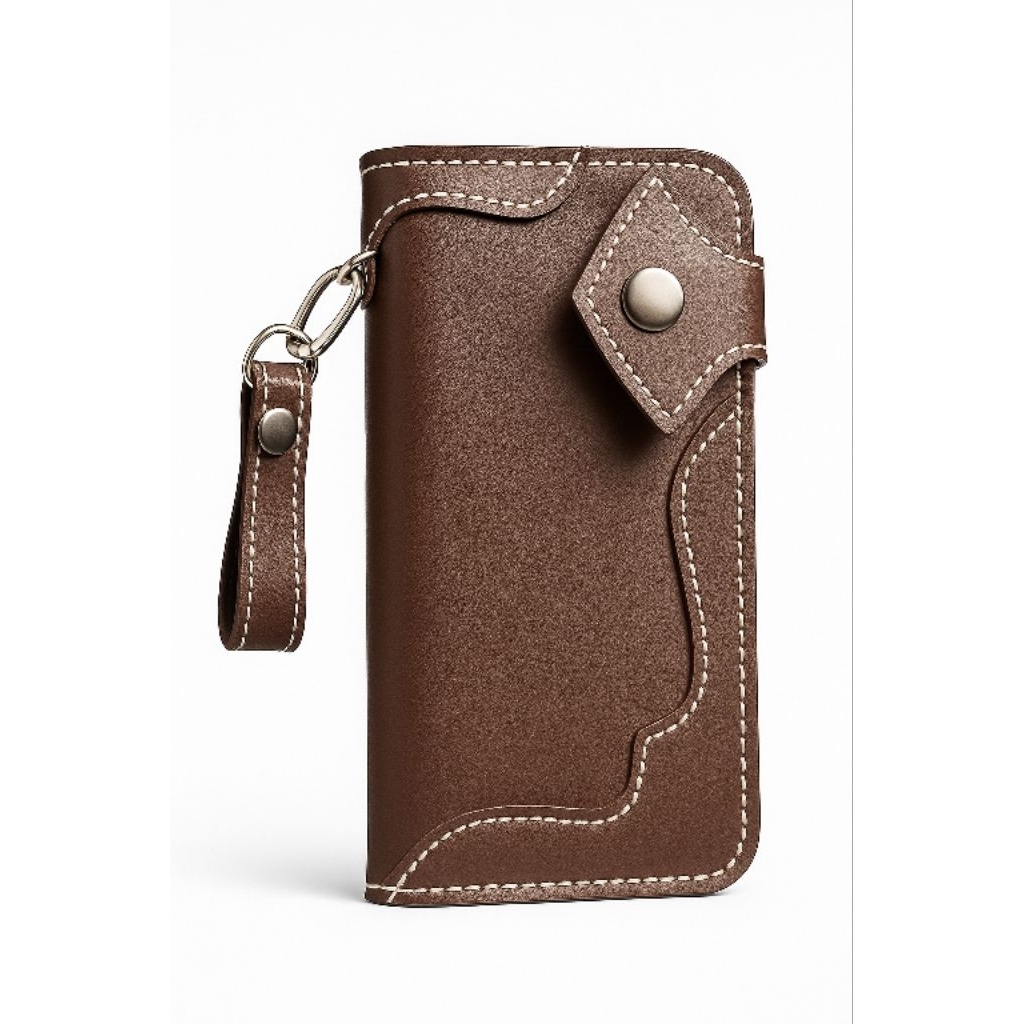 VIBEES LEATHER DOMPET PANJANG BIKER ASLI KULIT SAPI HANDMADE SUKAREGANG GARUT