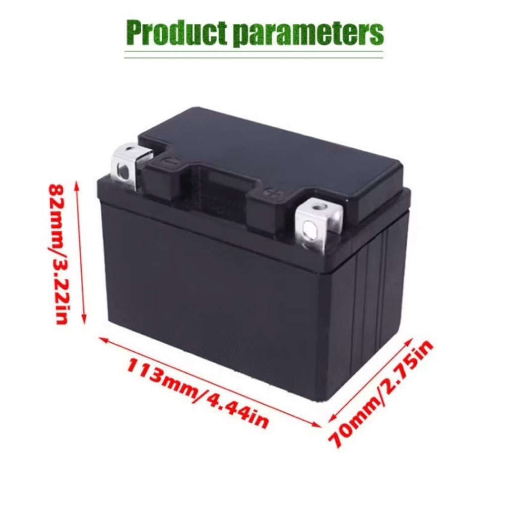 aki motor 12v-6ah / pengganti aki motor lifepo4 sel 32700