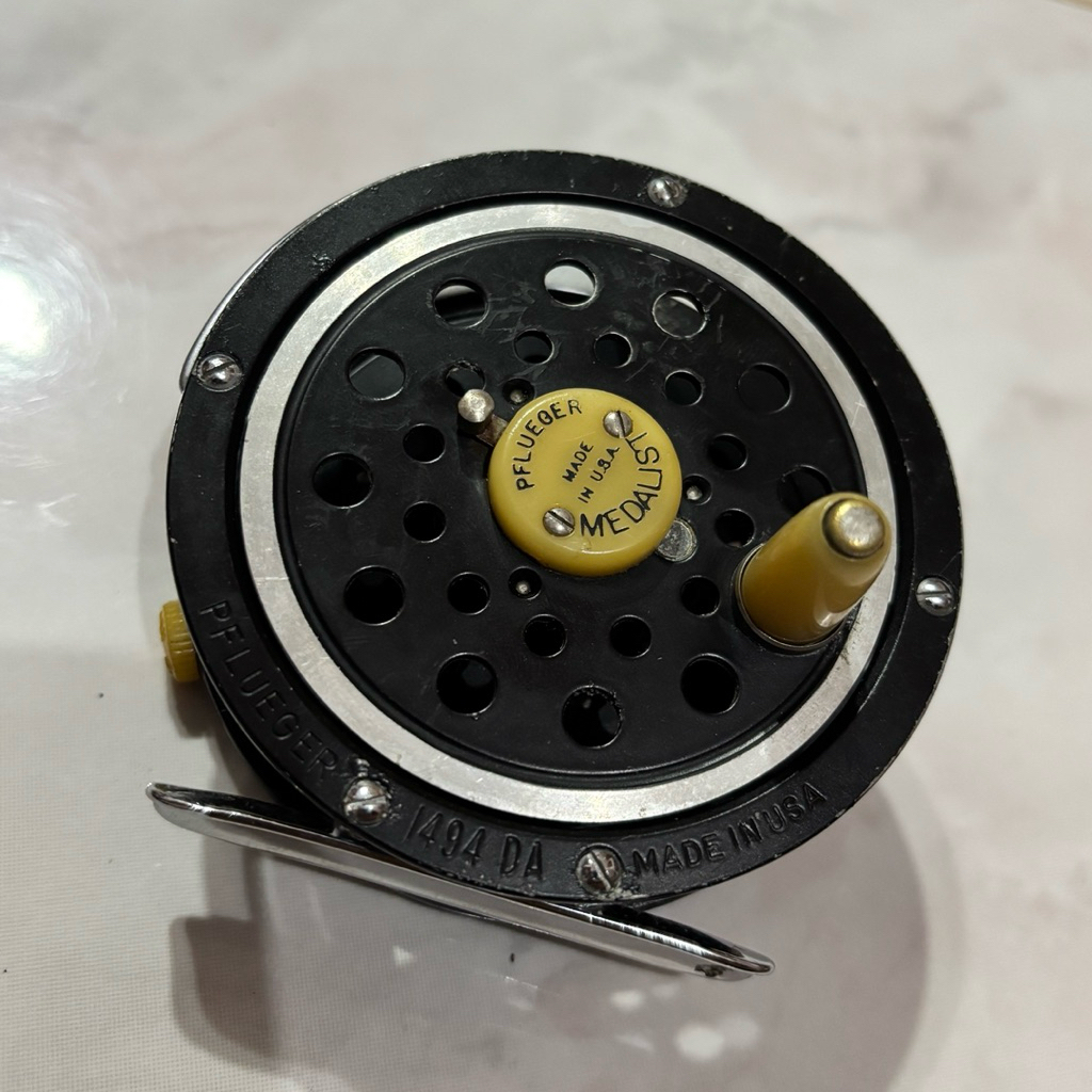 Fly Fishing Reel, Fly Reel, Reel Fly, Pflueger Medalist 1494 DA (Bekas Bagus)