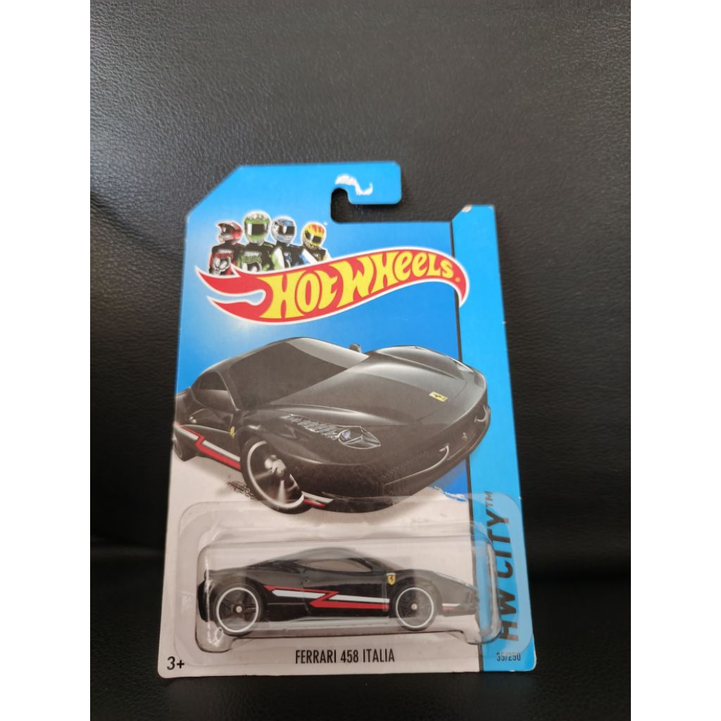 HOTWHEELS FERRARI 458 ITALIA BLACK
