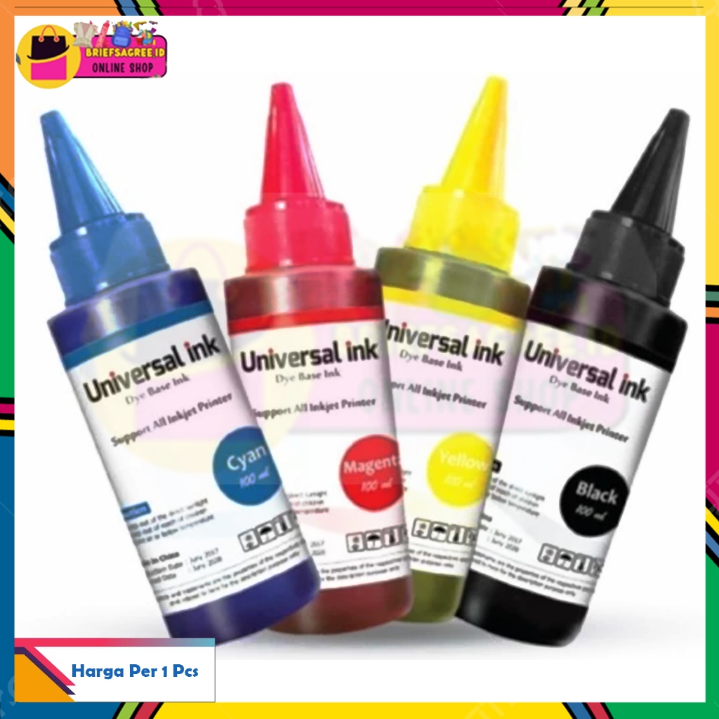 Tinta Botol 100ml Refill Cartridge GT51 GT52 46 62 678 680 682 685 702 703 704 802 803 Black Color F