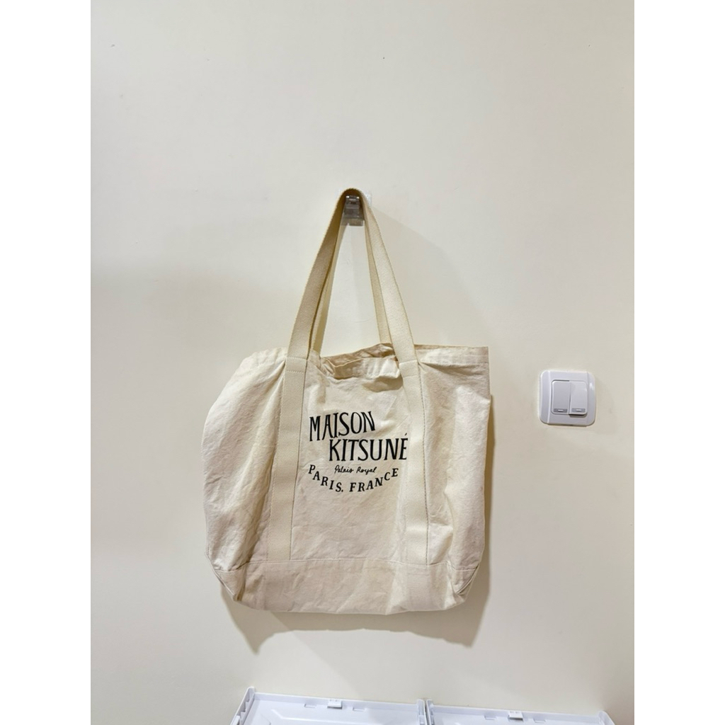 [PRELOVED] Maison Kitsune Beige Totebag