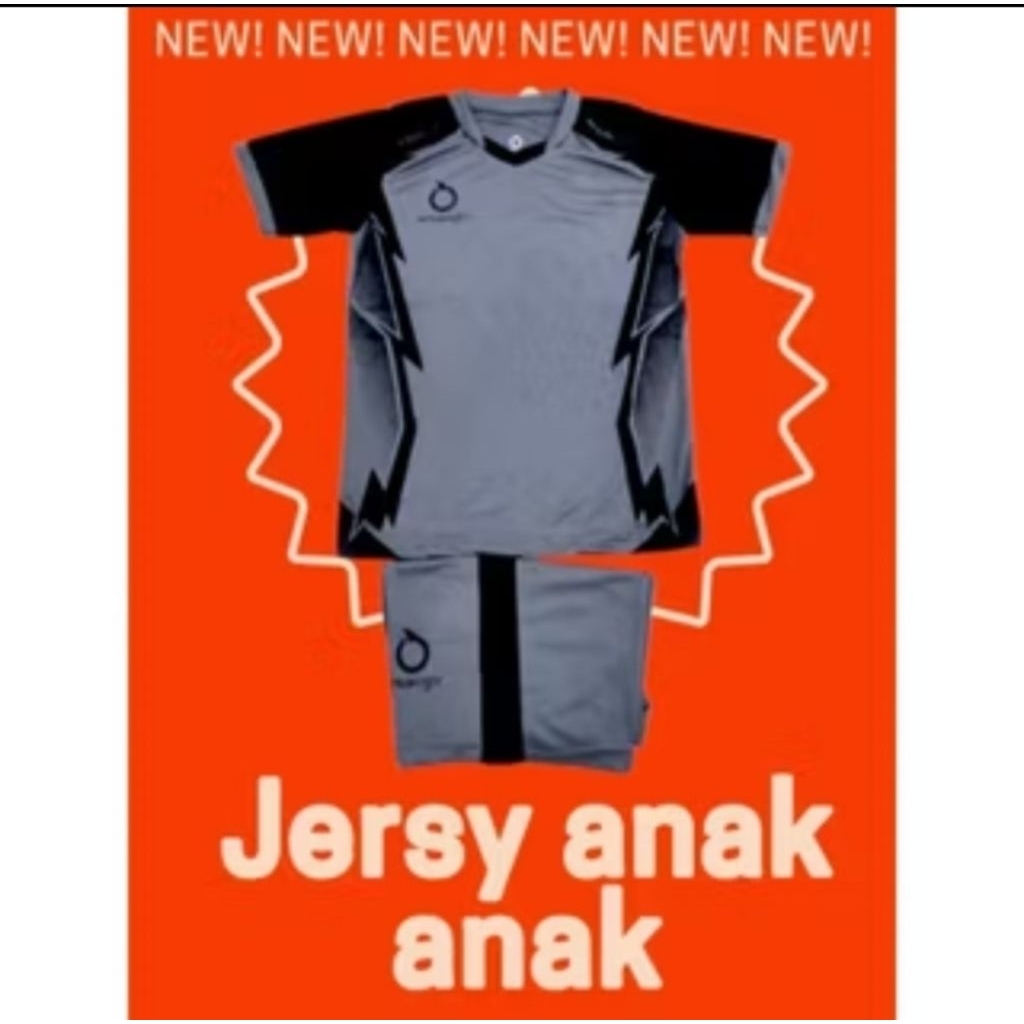 Baju bola baju futsal seragam anak baju olahraga junior anak laki perempuan olahraga