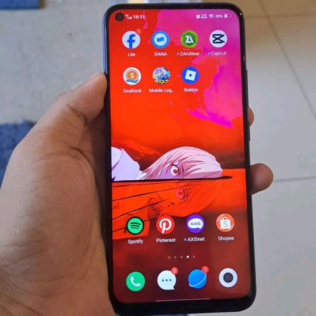 LCD Ori Asli Copotan Vivo Y50 / Y50t Fullset Touchscreen