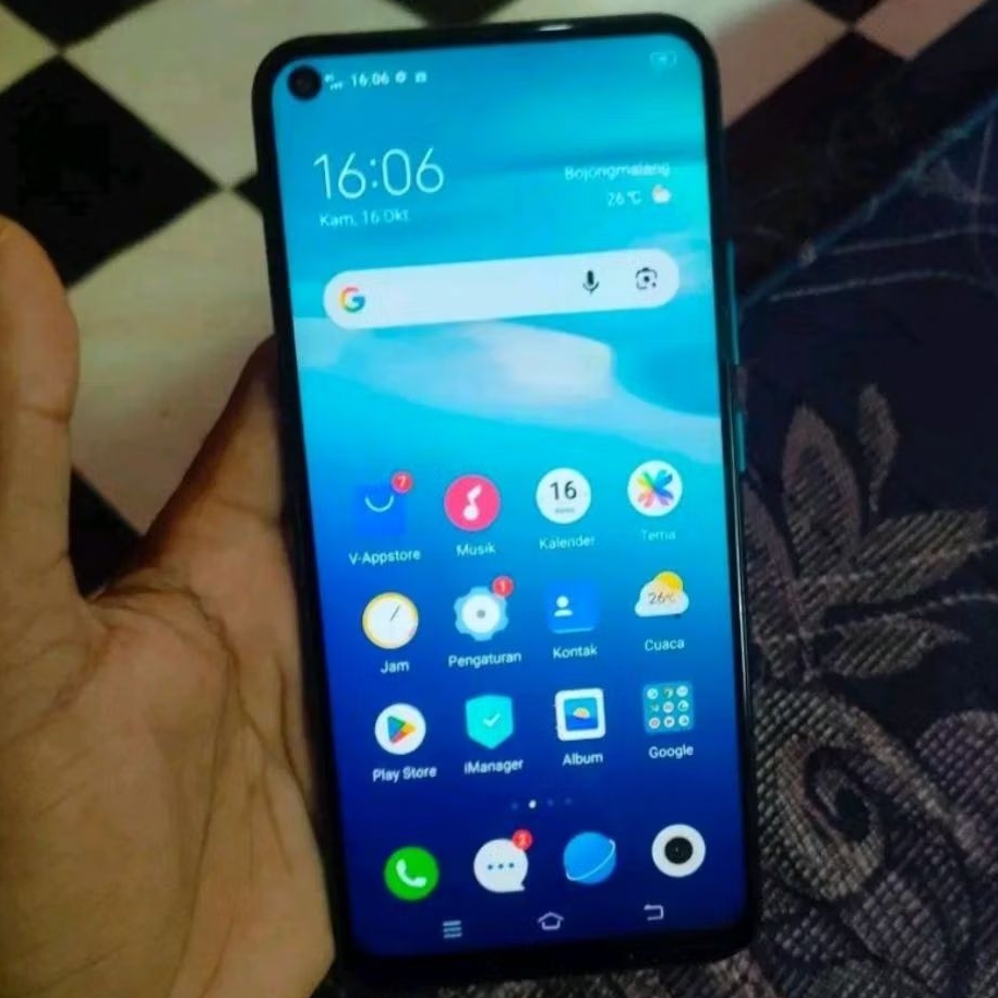 LCD Ori Asli Copotan Vivo Y50t / Y50 Fullset Touchscreen