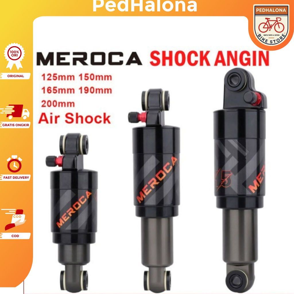 Meroca H5 Air Rear Shock Breaker Absorber Suspensi Rearshock Belakang